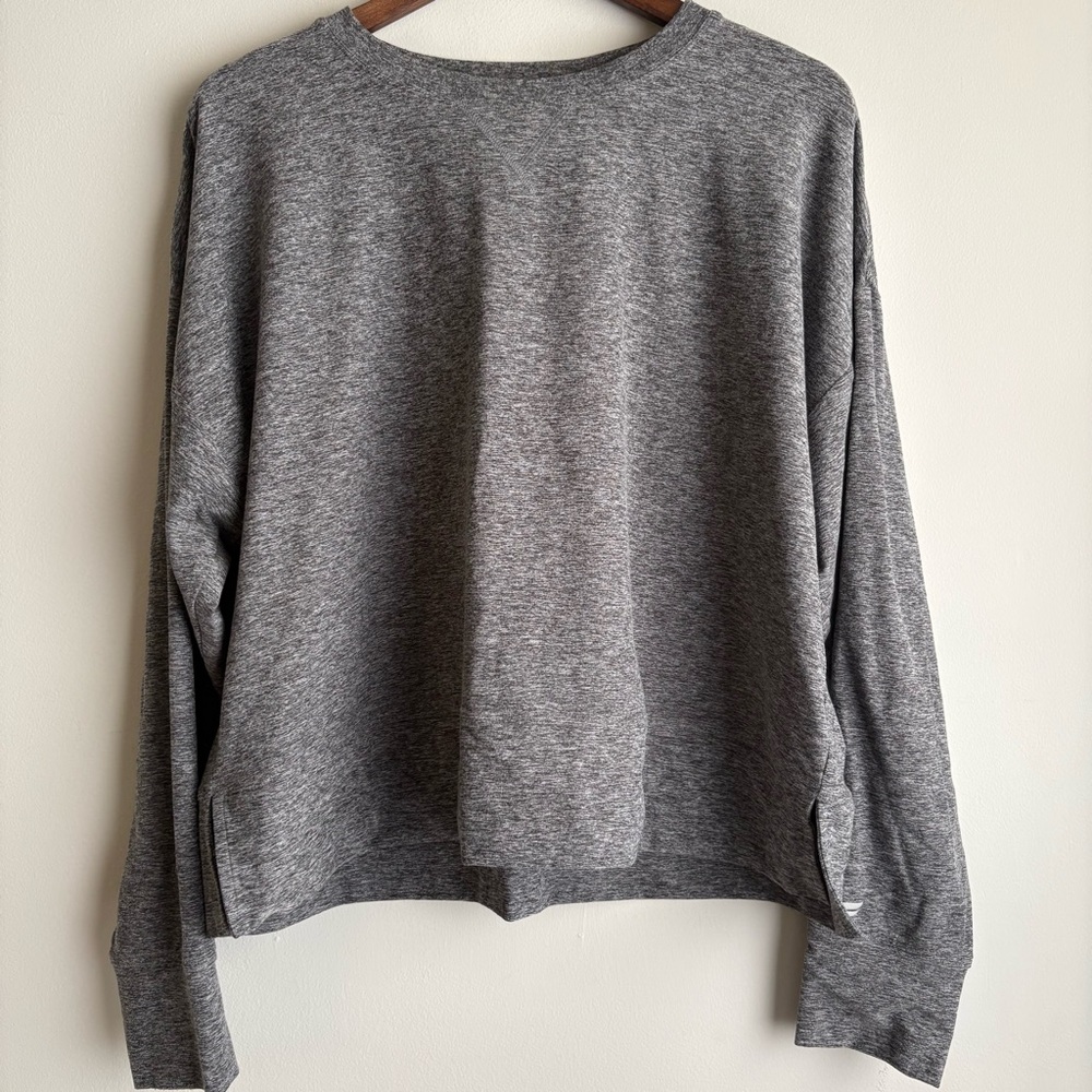 Fabletics Heather Gray Performance Pullover Sweat… - image 1
